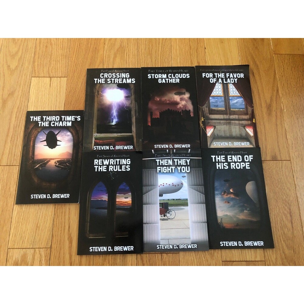 Lot of 7 Steven D. Brewer Books The Third Times The Charm & 6 others